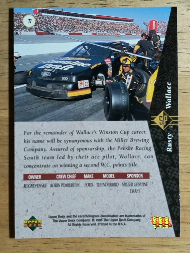1995 SP #77 Rusty Wallace's Car