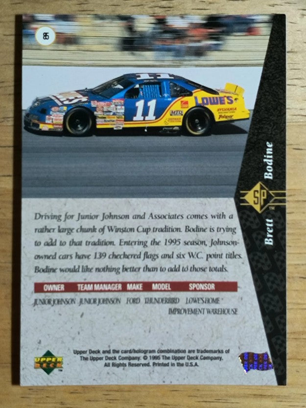 1995 SP #85 Brett Bodine's Car
