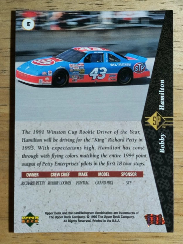 1995 SP #87 Bobby Hamilton's Car