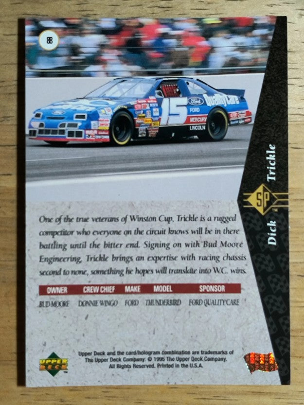 1995 SP #88 Dick Trickle's Car