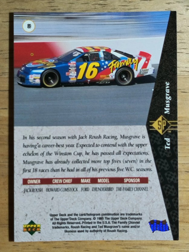 1995 SP #89 Ted Musgrave's Car