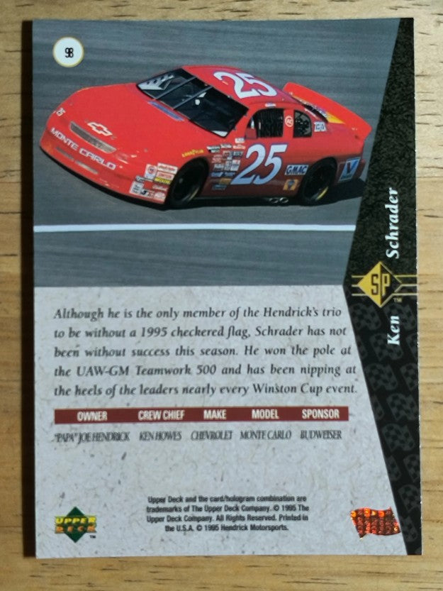 1995 SP #98 Ken Schrader's Car