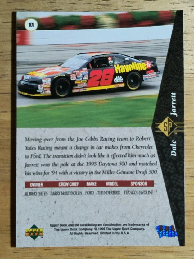 1995 SP #101 Dale Jarrett's Car