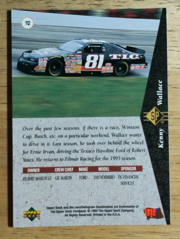 1995 SP #112 Kenny Wallace's Car