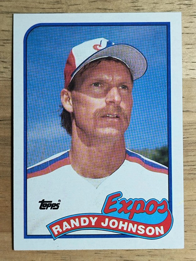 1989 Topps #647 Randy Johnson RC