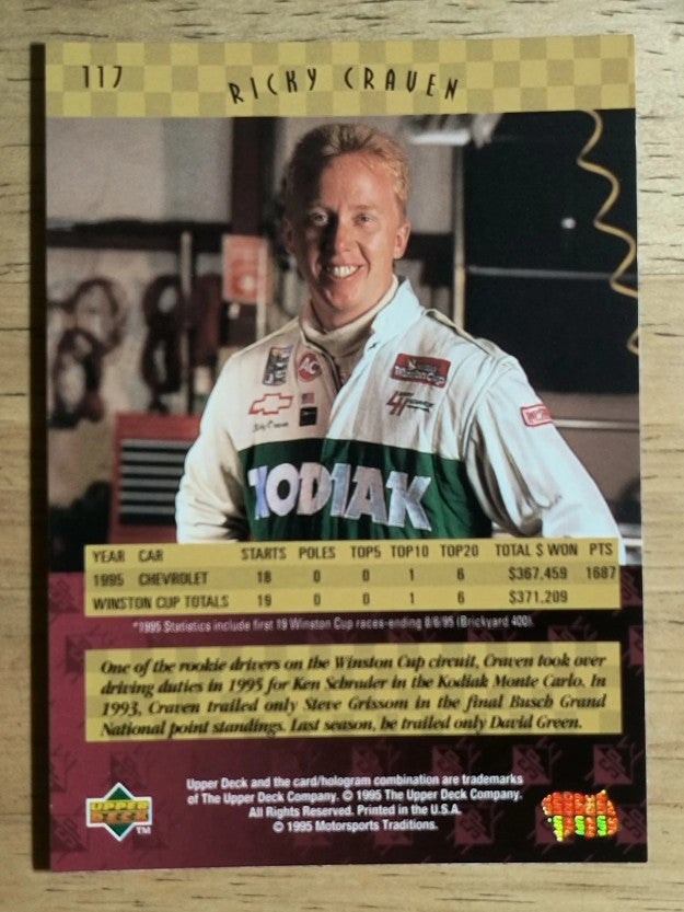 1995 SP #117 Ricky Craven PP