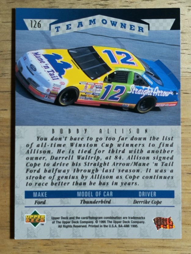 1995 SP #126 Bobby Allison OWN