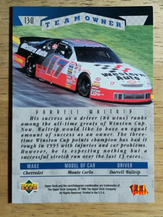 1995 SP #130 Darrell Waltrip OWN