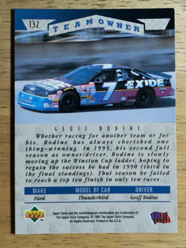 1995 SP #132 Geoff Bodine OWN