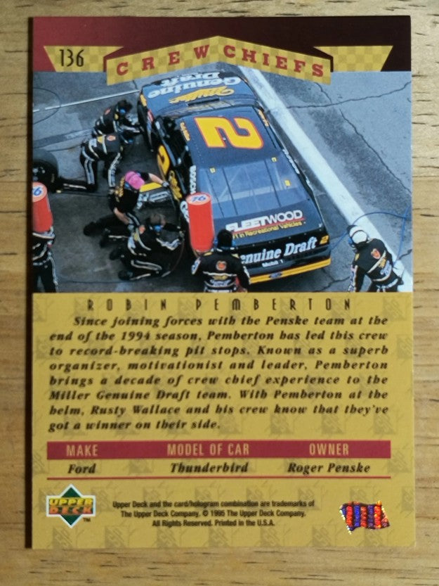 1995 SP #136 Robin Pemberton