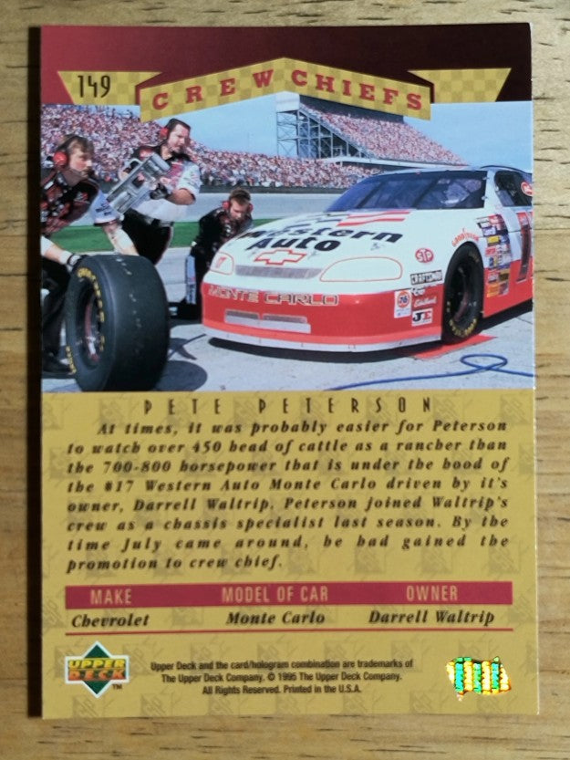 1995 SP #149 Pete Peterson