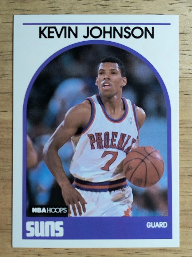 1989-90 Hoops #35 Kevin Johnson RC (EXMT)