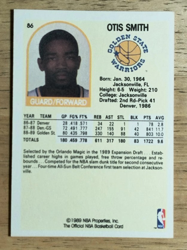 1989-90 Hoops #86 Otis Smith SP RC
