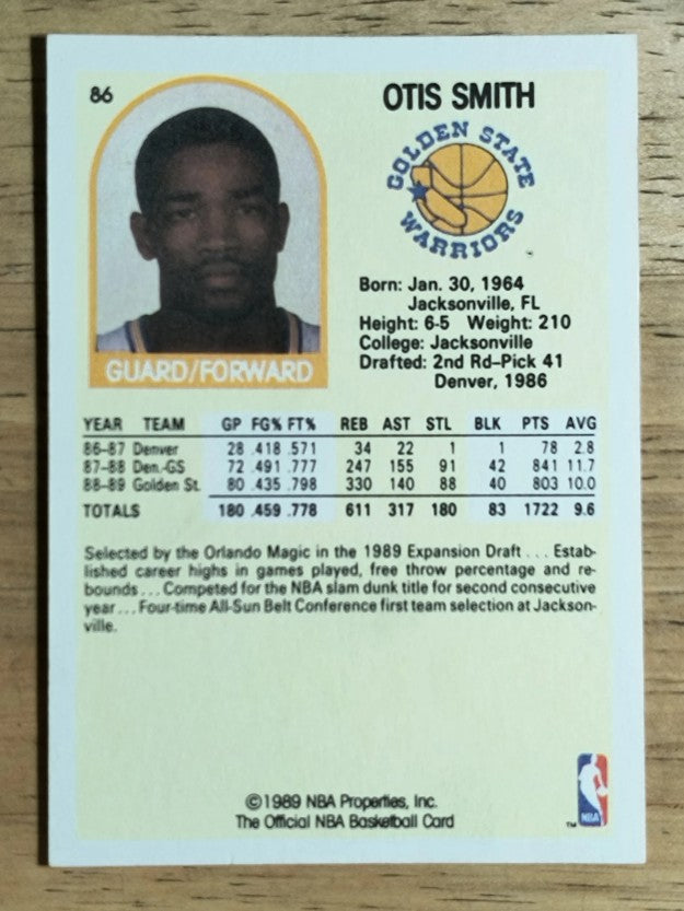 1989-90 Hoops #86 Otis Smith SP RC (NM)