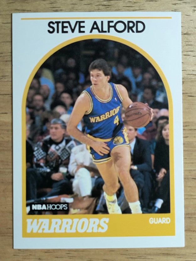 1989-90 Hoops #143 Steve Alford SP RC