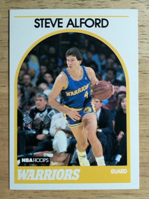 1989-90 Hoops #143 Steve Alford SP RC (NM)