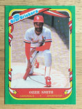 1987 Fleer Star Stickers #112 Ozzie Smith