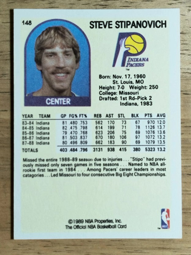 1989-90 Hoops #148 Steve Stipanovich SP (NM)