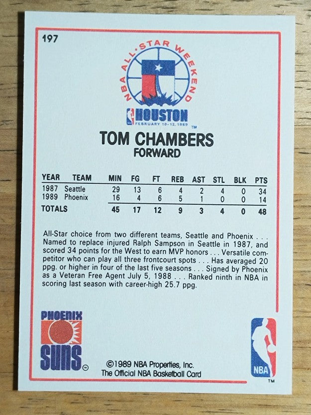 1989-90 Hoops #197 Tom Chambers AS