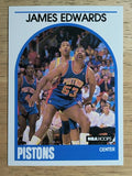 1989-90 Hoops #284A James Edwards/Small black line next to card number