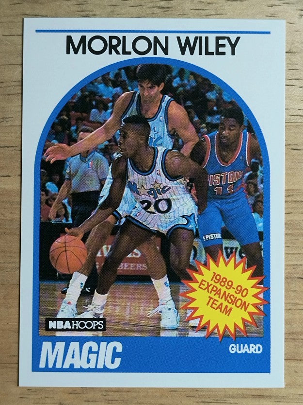 1989-90 Hoops #301 Morlon Wiley