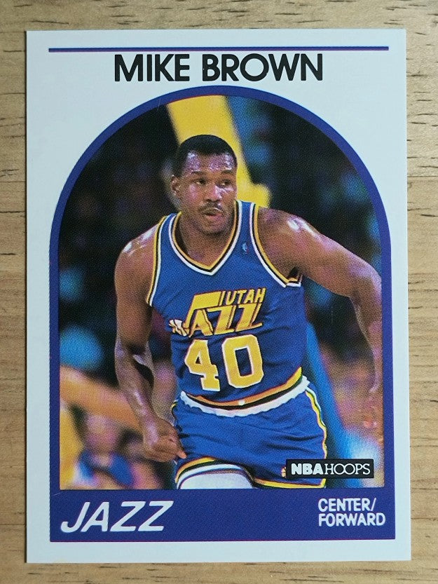 1989-90 Hoops #336 Mike Brown RC
