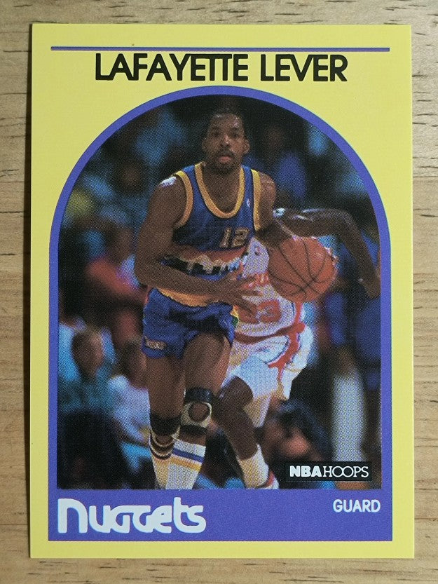 1990 Hoops 100 Superstars #25 Lafayette Lever