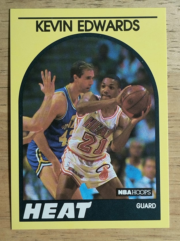 1990 Hoops 100 Superstars #51 Kevin Edwards