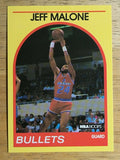 1990 Hoops 100 Superstars #97 Jeff Malone