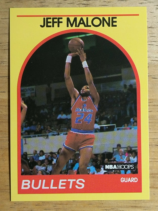 1990 Hoops 100 Superstars #97 Jeff Malone