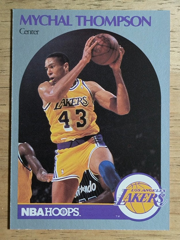 1990-91 Hoops #160 Mychal Thompson