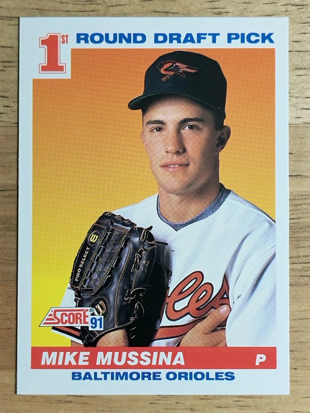 1991 Score #383 Mike Mussina RC