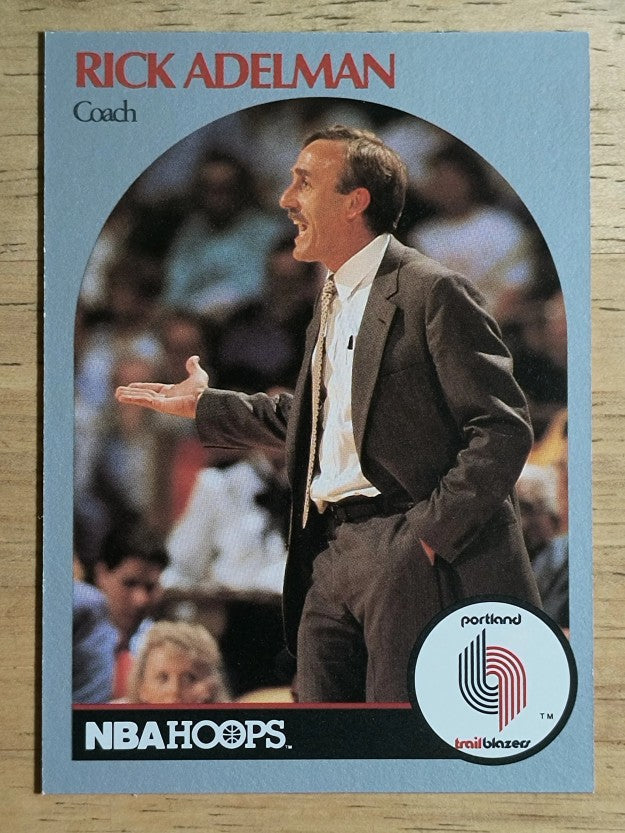 1990-91 Hoops #326 Rick Adelman CO