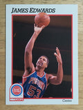 1991-92 Hoops #61 James Edwards