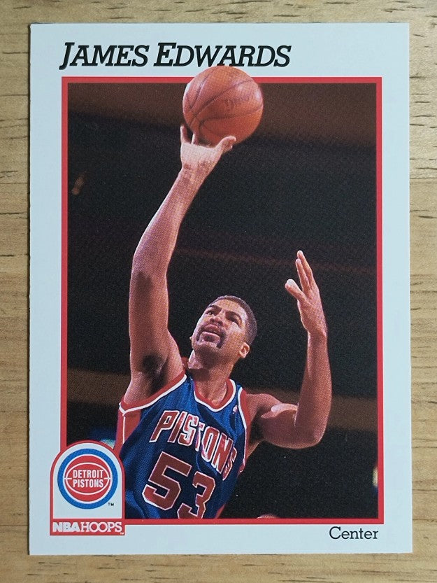 1991-92 Hoops #61 James Edwards