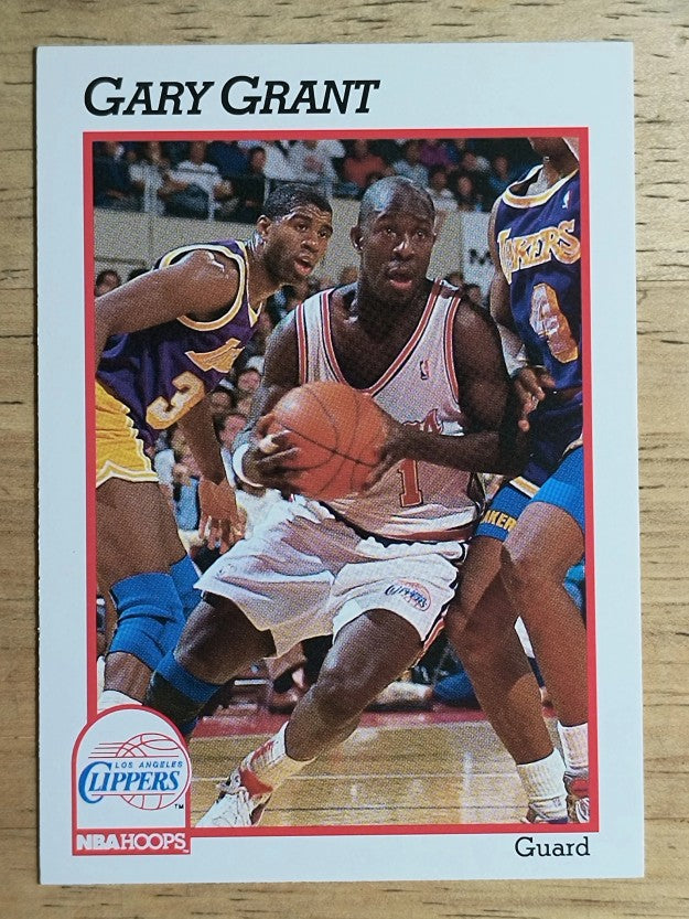 1991-92 Hoops #92 Gary Grant