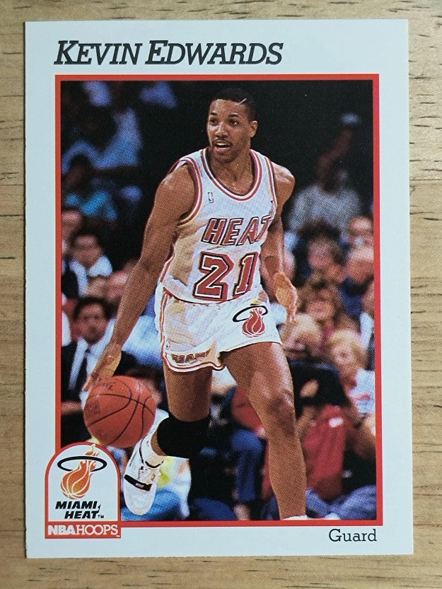 1991-92 Hoops #111 Kevin Edwards