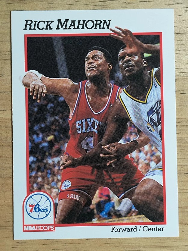 1991-92 Hoops #162 Rick Mahorn
