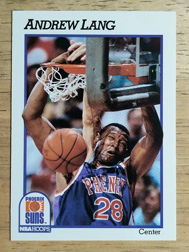 1991-92 Hoops #166 Andrew Lang