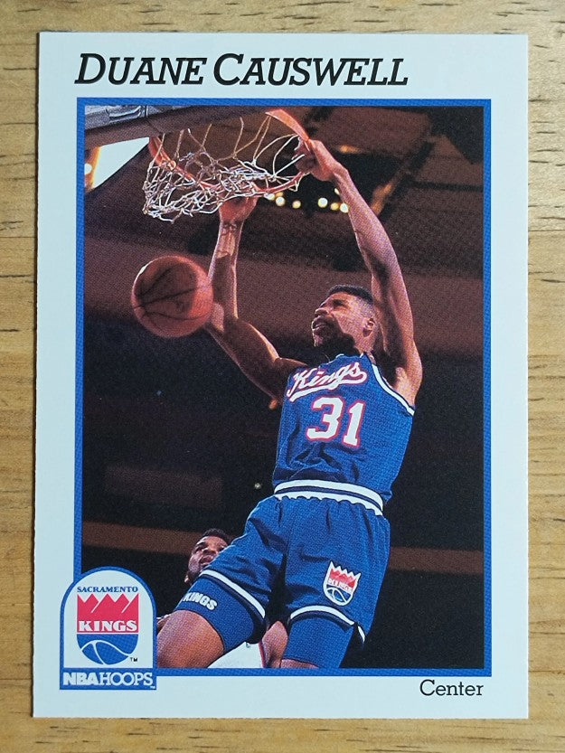 1991-92 Hoops #182 Duane Causwell