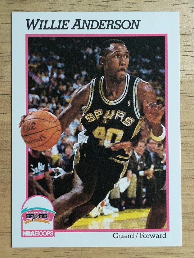 1991-92 Hoops #188 Willie Anderson