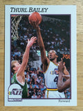 1991-92 Hoops #205 Thurl Bailey