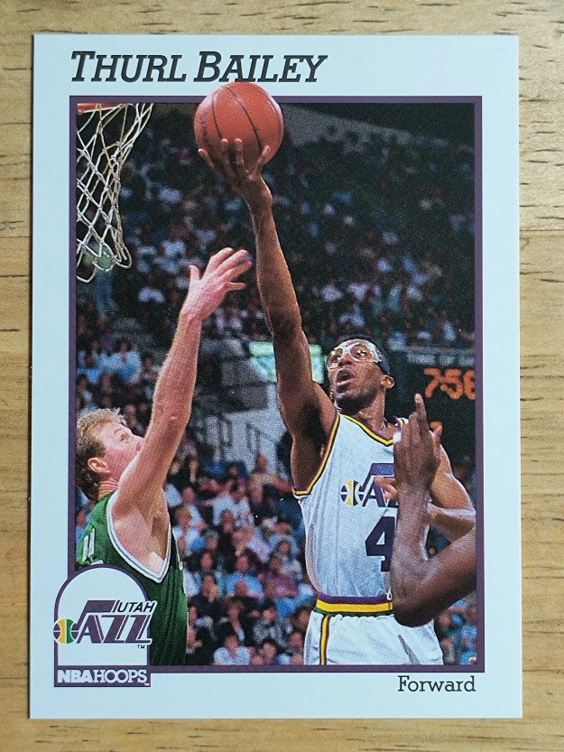 1991-92 Hoops #205 Thurl Bailey