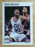 1991-92 Hoops #206 Mike Brown