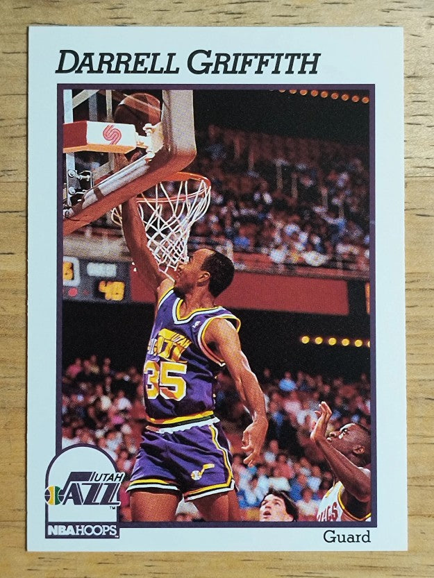 1991-92 Hoops #209 Darrell Griffith