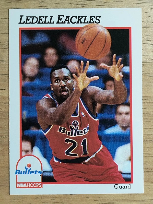 1991-92 Hoops #213 Ledell Eackles