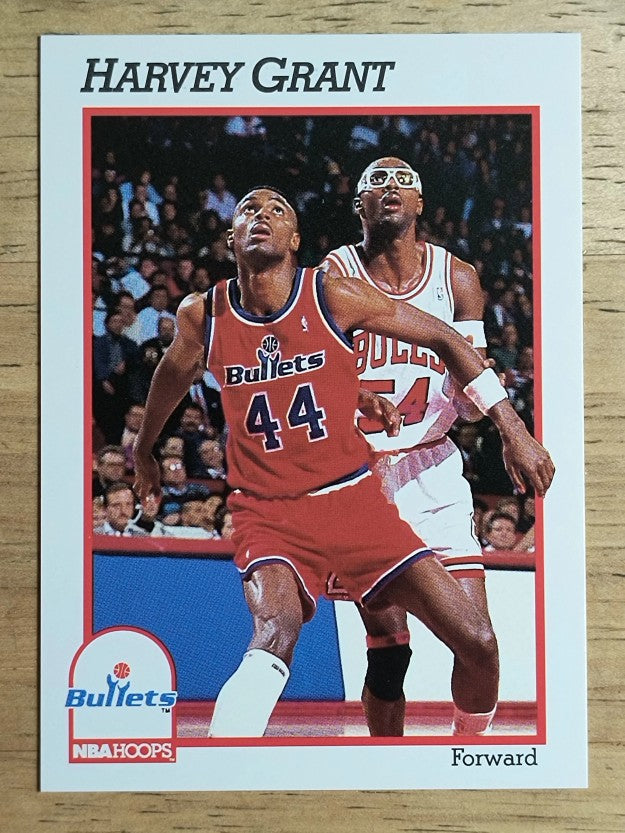 1991-92 Hoops #216 Harvey Grant