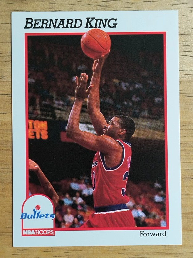 1991-92 Hoops #218 Bernard King
