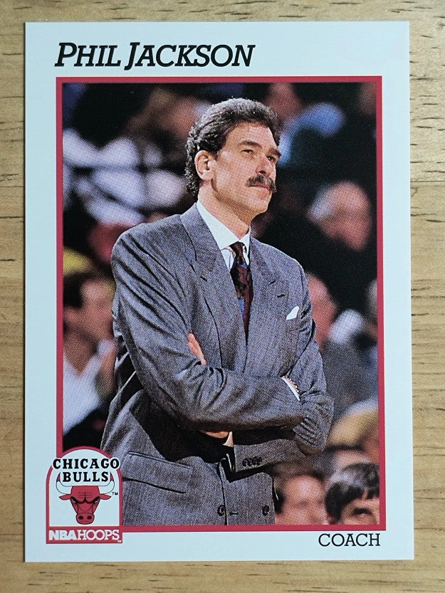 1991-92 Hoops #224 Phil Jackson CO