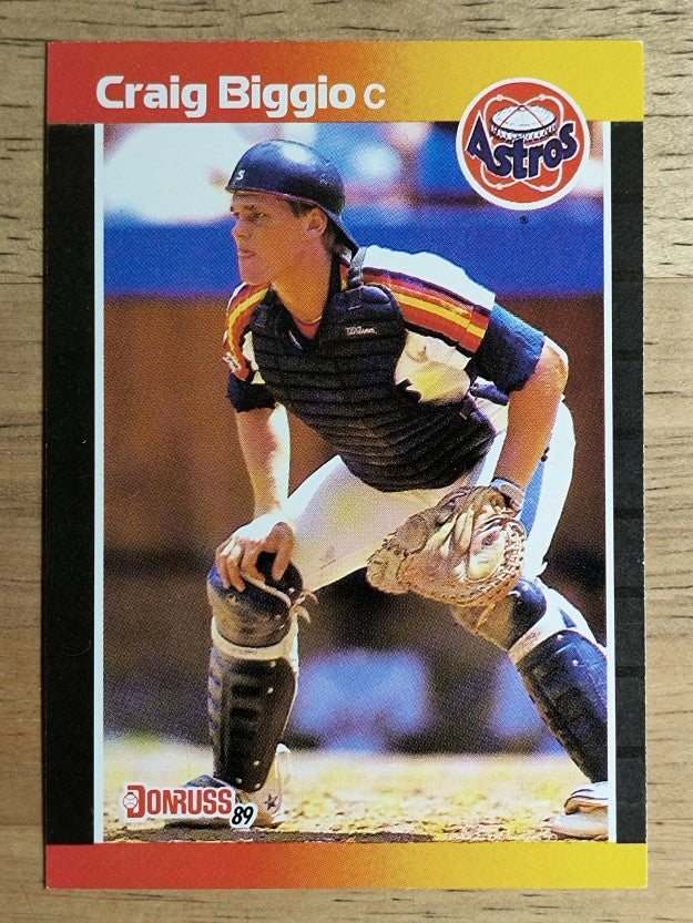 1989 Donruss #561 Craig Biggio DP RC (EXMT)